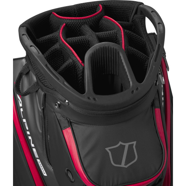 Wilson Alpine Dry (2025) Vandtæt Vognbag - Black/Gray/Red