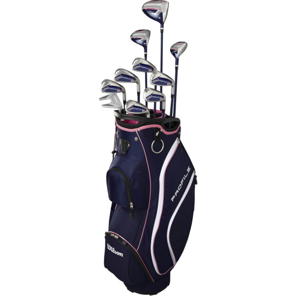 Wilson Profile Dame Golfsæt - Navy/Rose Gold/Silver