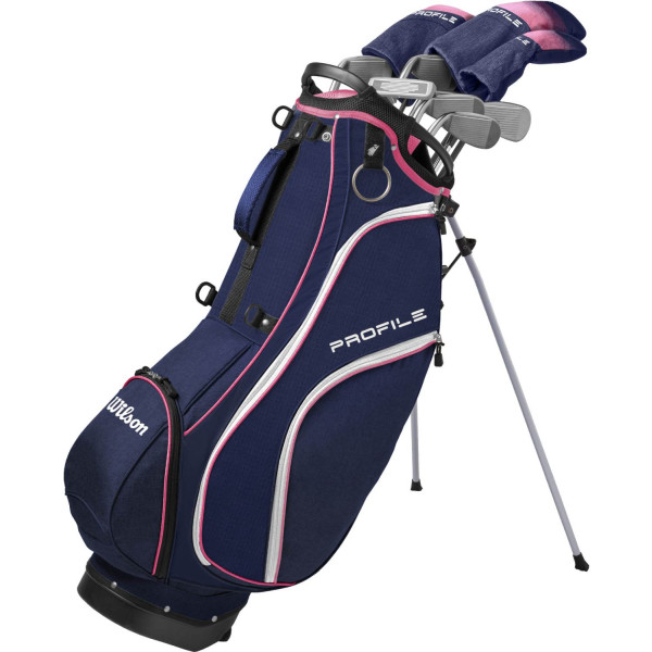 Wilson Profile Dame Golfsæt - Navy/Rose Gold/Silver