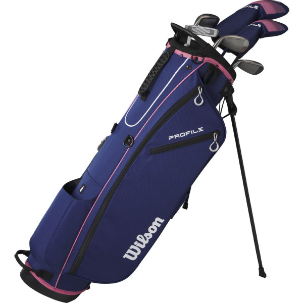 Wilson Profile Half Set Dame Golfsæt - Navy/Rose Gold/Silver