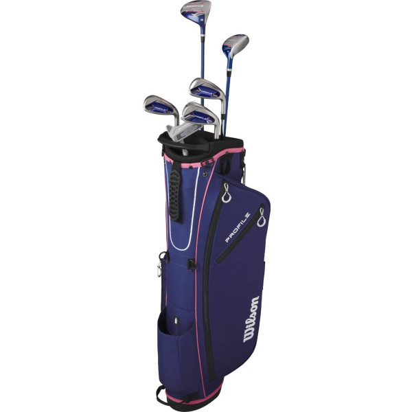 Wilson Profile Half Set Dame Golfsæt - Navy/Rose Gold/Silver