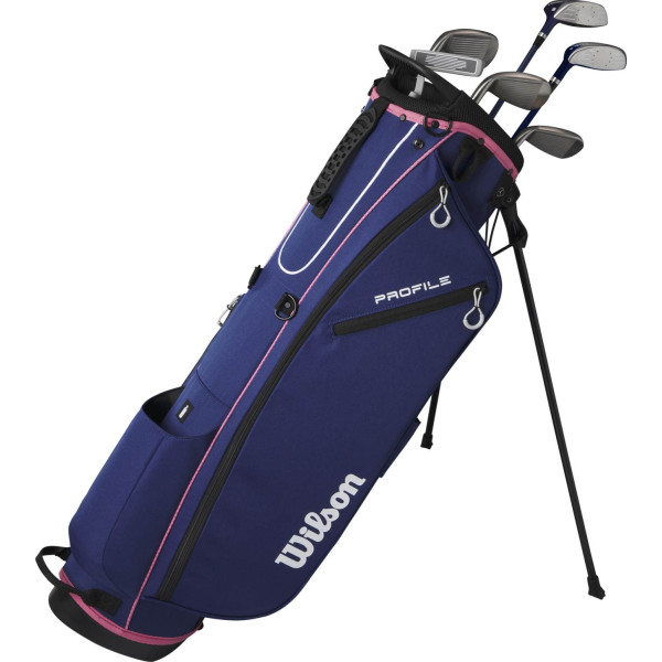 Wilson Profile Half Set Dame Golfsæt - Navy/Rose Gold/Silver