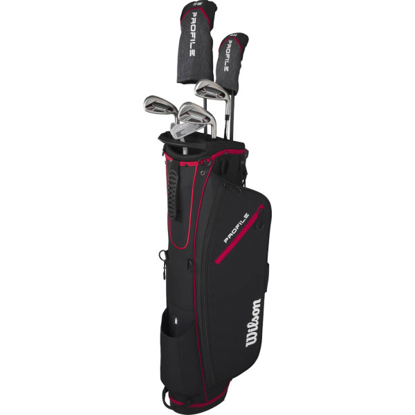 Wilson Profile Half Set Herre Golfsæt - Red/Black/Silver