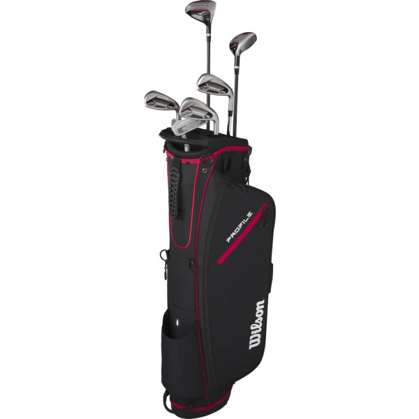 Wilson Profile Half Set Herre Golfsæt - Red/Black/Silver
