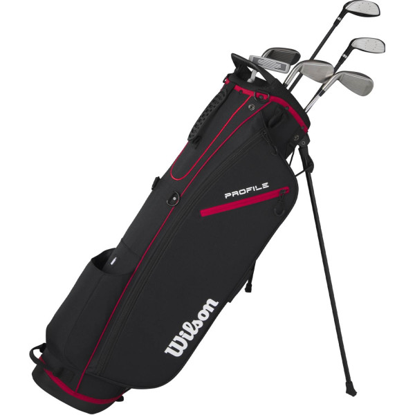 Wilson Profile Half Set Herre Golfsæt - Red/Black/Silver