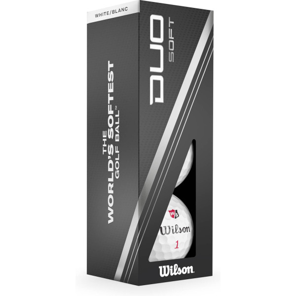 Wilson Staff Duo Soft (2023) Logobolde - Hvid