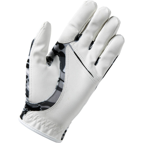 Wilson Staff Fit-All Syntetisk Junior Golfhandske - White/Black/Camo
