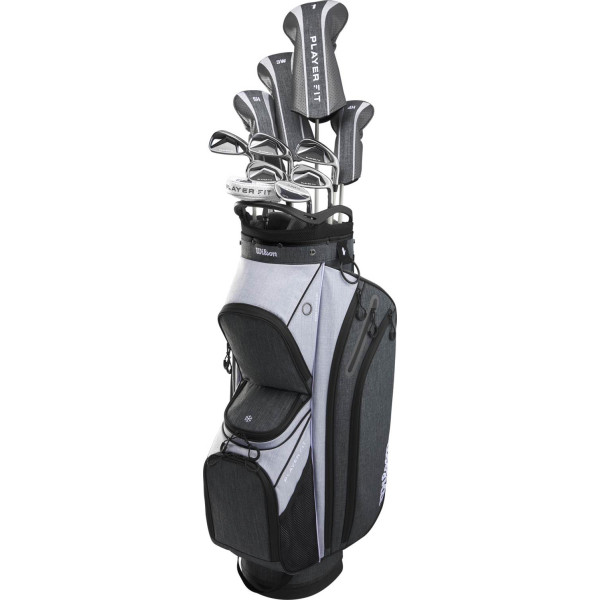 Wilson Staff Player Fit Dame Golfsæt - Grey/White