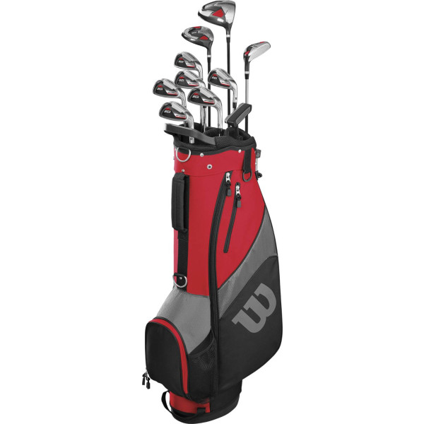Wilson Staff Pro Staff SGI Herre Golfsæt - Black/Red