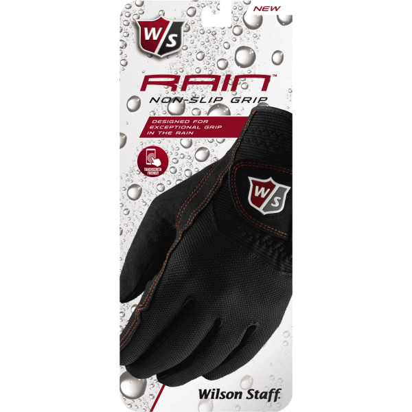 Wilson Staff Rain Regnvejr Dame Golfhandske - Sort