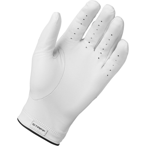 Wilson Staff Staff Model Læder Herre Golfhandske - White