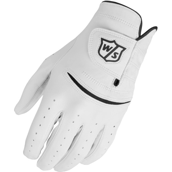 Wilson Staff Staff Model Læder Herre Golfhandske - White