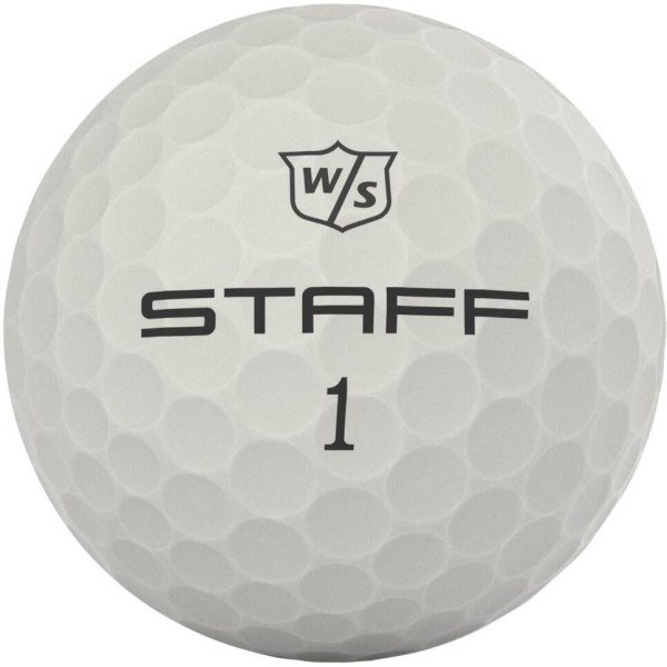 Wilson Staff Staff Model Raw Logobolde - Hvid