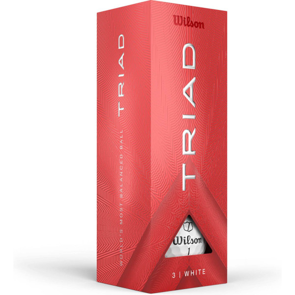 Wilson Triad Golfbolde - White