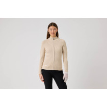 Daily Sports Rib LS Cardigan Dame Pullover