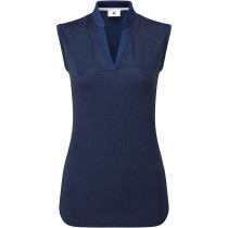 FootJoy Animal Print Cap Sleeveless Lisle Dame Poloshirt