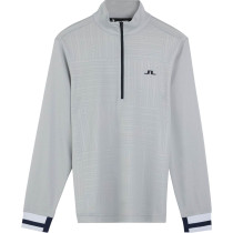 J. Lindeberg Danny Debossed Herre Pullover