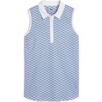 Puma Cloudspun Scallop Dame Poloshirt Uden Ærmer