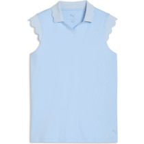 Puma Cloudspun Scallop Sleeve Polo Pige Poloshirt Uden Ærmer