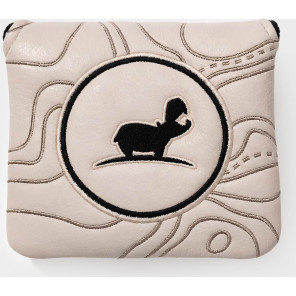 What Bunkers Standard Beige Mallet Putter Headcover