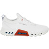 Ecco Biom C4 Vandtætte Herre Golfsko Uden Spikes - White/Mazarine Blue