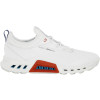 Ecco Biom C4 Vandtætte Herre Golfsko Uden Spikes - White/Mazarine Blue