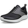 Ecco S-Casual Vandtætte Herre Golfsko Uden Spikes - Black/Steel