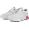 Ecco S-Three (2023) Vandtætte Dame Golfsko Uden Spikes - White/Bubblegum