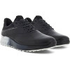 Ecco S-Three (2023) Vandtætte Herre Golfsko Uden Spikes - Black/Concrete/Black