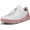 Ecco Tray Dame Golfsko Uden Spikes - Bright White/Bubble Gum