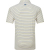 FootJoy Balance Stripe Lisle Herre Poloshirt - White/Navy/Grey