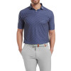 FootJoy Bounch Print Pique Herre Poloshirt - Dark Denim