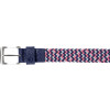 FootJoy Braided Herre Bælte - White/Navy/Hot Pink