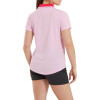 FootJoy Colour Block Cap Sleeve Dame Poloshirt - Pink/Red