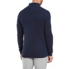 FootJoy Drirelease Button Placket Sweater Herre Pullover - Dark Denim
