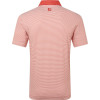 FootJoy Feeder Stripe Pique Herre Poloshirt - Nantucket Red