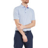 FootJoy Flower Bud Foulard Lisle Herre Poloshirt - Skyway