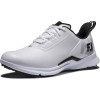 FootJoy Fuel (2025) Vandtætte Herre Golfsko Uden Spikes - White/White/Grey
