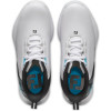 FootJoy Fuel Vandtætte Junior Golfsko Uden Spikes - White/Black/Blue