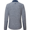 FootJoy Full-Zip Space Dye Thermal Midlayer Dame Cardigan - Navy