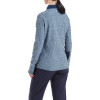 FootJoy Full-Zip Space Dye Thermal Midlayer Dame Cardigan - Navy
