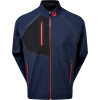 FootJoy HydroTour Herre Regnjakke - Navy With Black And Bright Red