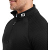 FootJoy Jacquard Thermal Chill-Out Herre Pullover - Black