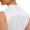 FootJoy Mesh Back Solid Lisle Dame Poloshirt Uden Ærmer - White