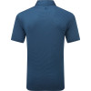 FootJoy Micro Feeder Stripe Lisle Herre Poloshirt - Navy Tonal
