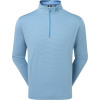 FootJoy Ottoman Stripe Chill-Out Herre Pullover - Light Blue