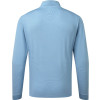 FootJoy Ottoman Stripe Chill-Out Herre Pullover - Light Blue