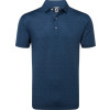 FootJoy Painted Floral Lisle Herre Poloshirt - Navy