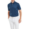 FootJoy Painted Floral Lisle Herre Poloshirt - Navy