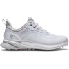 FootJoy Pro SL Vandtætte Dame Golfsko Uden Spikes - White/White/Grey
